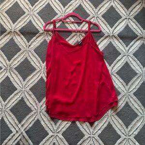 Torrid Red Asymmetrical Camisole Tank Top